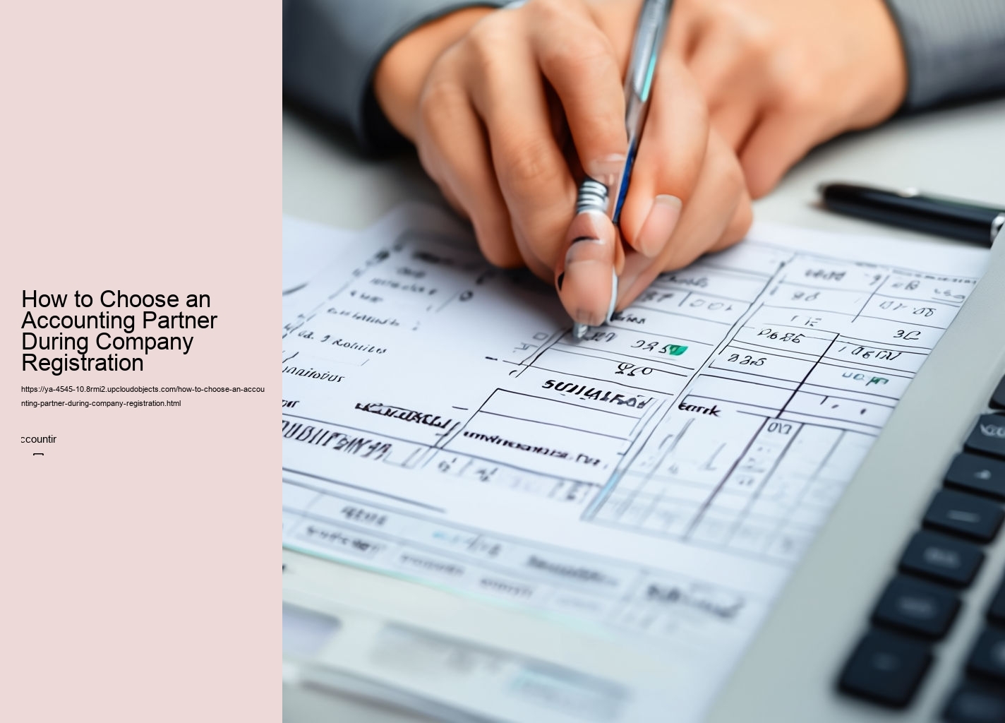 How to Choose an Accounting Partner During Company Registration