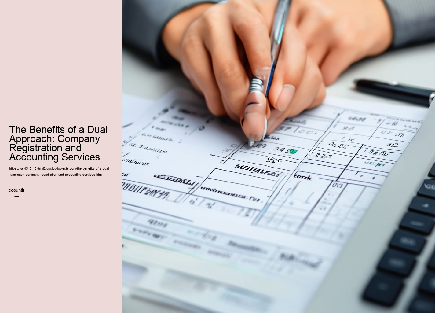 The Benefits of a Dual Approach: Company Registration and Accounting Services